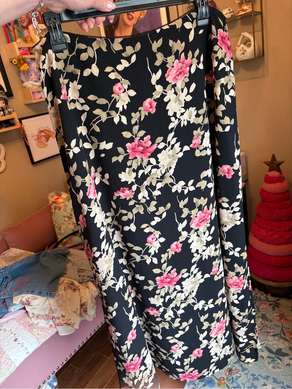 Liz Claiborne Floral 90s Skirt